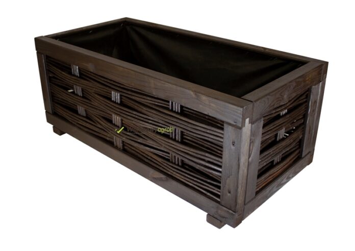 WIKLINOWA DONICA SICILIA DUZA PALISANDER WIKLINOWA DONICA