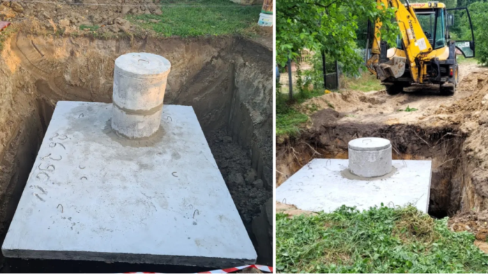 Zbiorniki wykonane z betonu